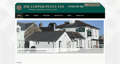 Desktop Screenshot of copperpennyinn.co.uk